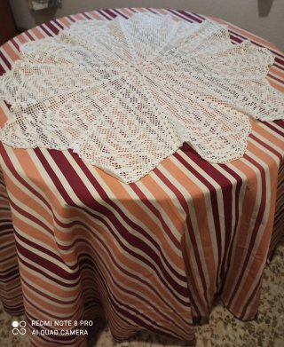 de ropa camillas mesa de 80 cm tapete GANCHILLo
