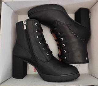 Botines Pikolinos Piel Mujer Negros
