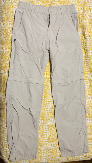 Pantalón Senderismo Columbia Beige Junior