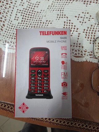 Teléfono Telefunken S420 Rojo