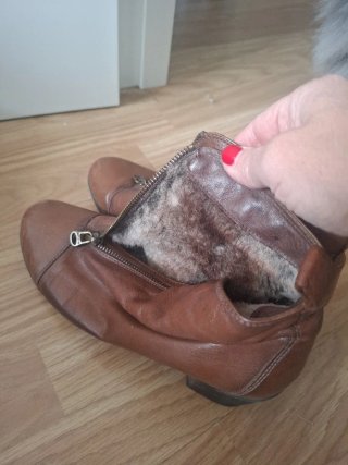 Botines Hispanitas Marrones Talla 38