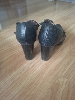 Zapatos Pitillos Negros Talla 38