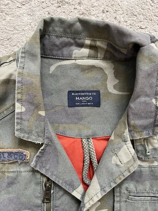 Chaqueta Camuflaje Mango