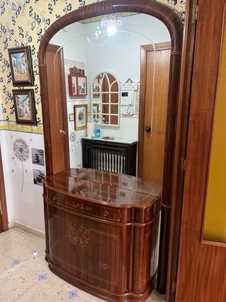 Mobile ingresso con specchio vintage