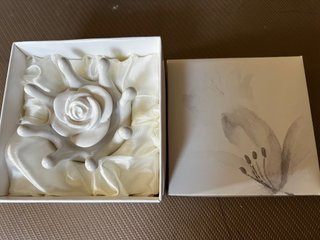 Rosa in gesso profumato claraluna