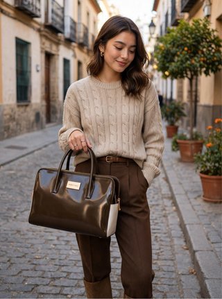 Bolso Bimba y Lola Marrón Chocolate