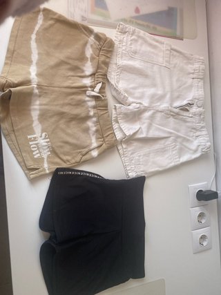 Lote de 3 pantalones cortos