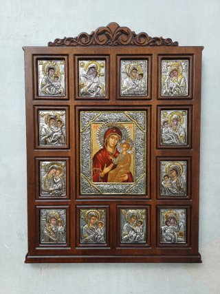 Retablo arte Sacro, Plata y Madera
