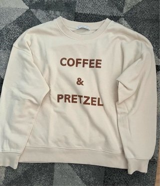 Sudadera Oversize Coffee and Pretzel Zara