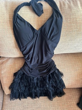 Vestido de Nochevieja Negro Talla 42