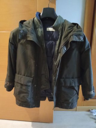 Abrigo de niño verde