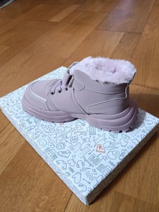 Botines infantiles colo Rosa