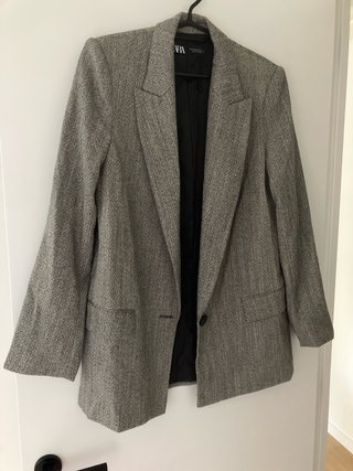 Americana Zara Gris Talla XS