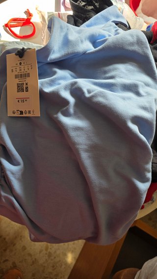 Top halter breska azul talla S;sin estrenar