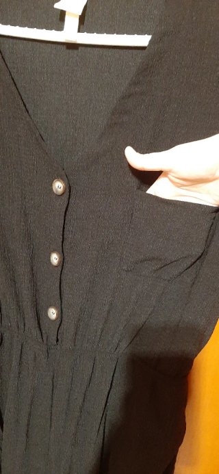 Mono largo H&M negro talla L nuevo sin etiquetas