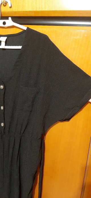 Mono largo H&M negro talla L nuevo sin etiquetas