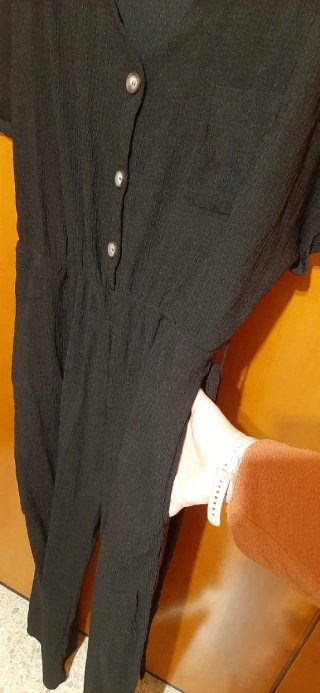 Mono largo H&M negro talla L nuevo sin etiquetas