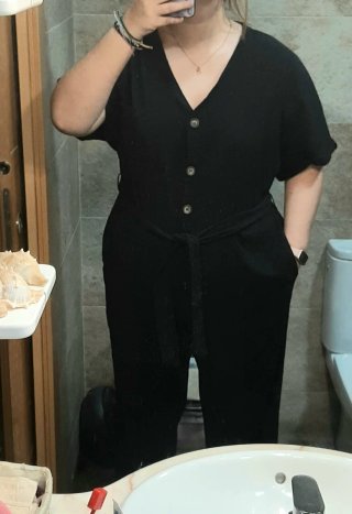 Mono largo H&M negro talla L nuevo sin etiquetas
