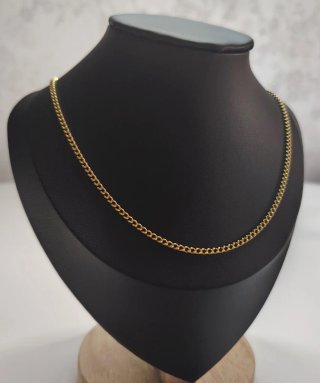 Cadena Estilo Cubana Oro 18k