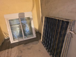 Ventanas aluminio con rejas hierro