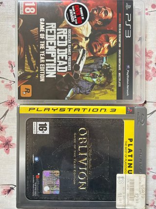 PS3 Red Dead Redemption & Oblivion GOTY