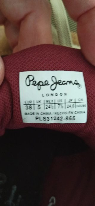 Zapatillas Pepe Jeans Talla 38