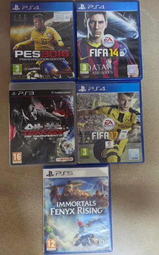 Lote di 5 Giochi PS3, PS4 e PS5