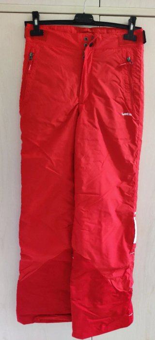 Pantalón de nieve rojo 12 años