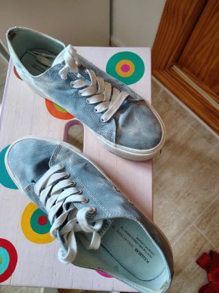 Zapatillas con estampado efecto lavado