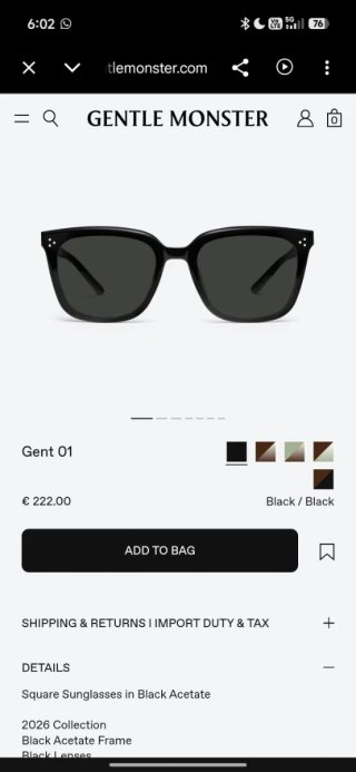 Gafas de sol GENTLE MONSTER Gent 01