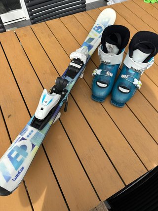 Esquís Wedze 107 cm y Botas