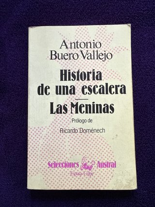 Libro, historia de una escalera, las Meninas