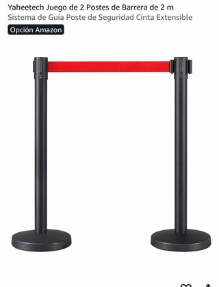 Postes Barrera con Cinta Extensible