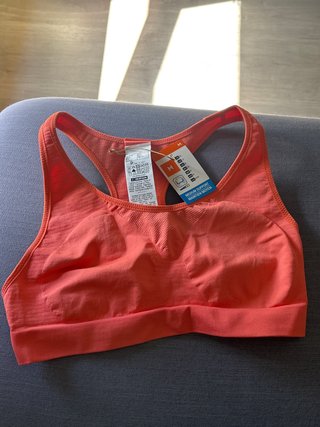 Sujetador deportivo naranja talla M Nuevo