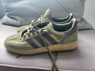 Zapatillas Originales Adidas Spezial Verde y Marró