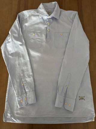 Camisa polera azul Scalpers