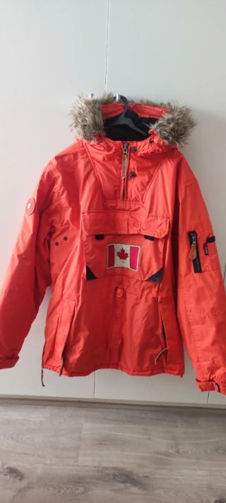 Chaqueta Anorak Canadiense Naranja