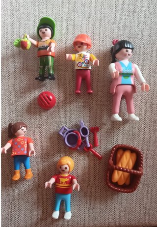 Lote Playmobil: Niños y Madre