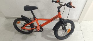 Bicicleta Infantil B'Twin Naranja