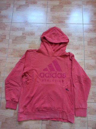 Sudadera Adidas Roja con Capucha