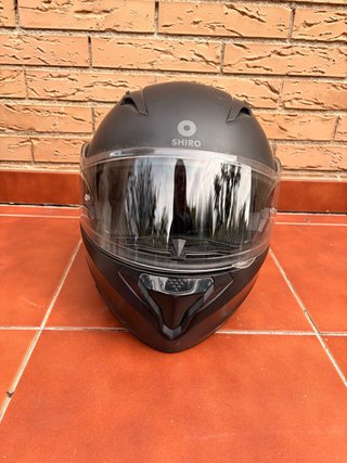 Casco Modular Shiro Negro Mate Talla M