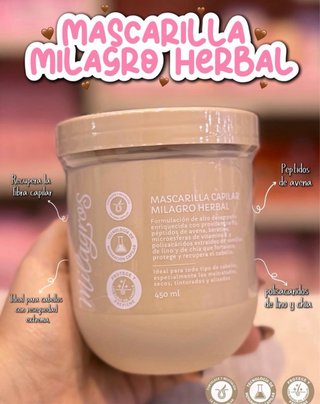 Mascarilla Milagro Herbal Cabello