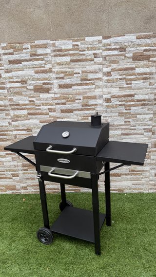 Barbacoa Homdox de Metal Negra