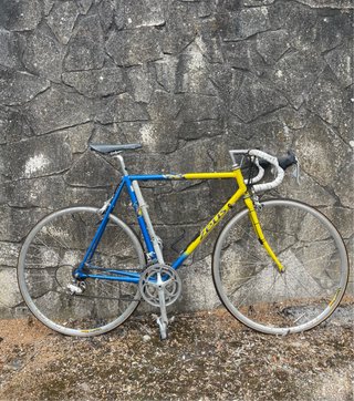Bicicleta Clásica Zeus Azul/Amarillo