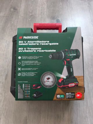 Atornilladora Taladradora Recargable 20V. Parkside