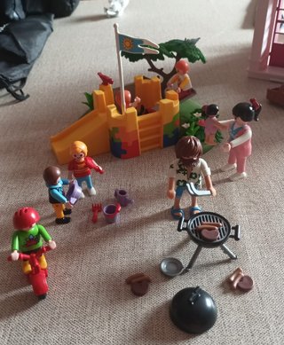 Playmobil Parque Infantil con Familia