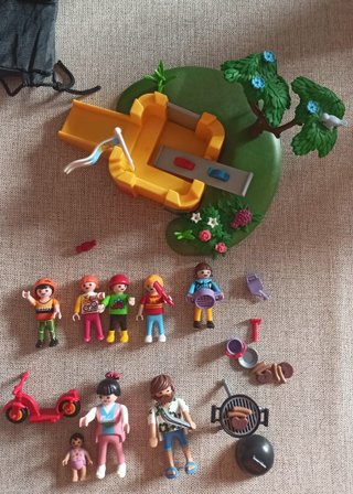 Playmobil Parque Infantil con Familia