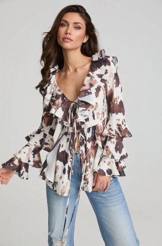 Blusa Gypsy Cow Print FETICHE SUANCES.