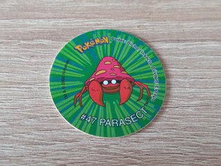 Tazo Attack Parasect Pokémon 2001