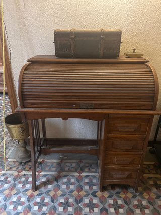 Escritorio secreter antiguo madera